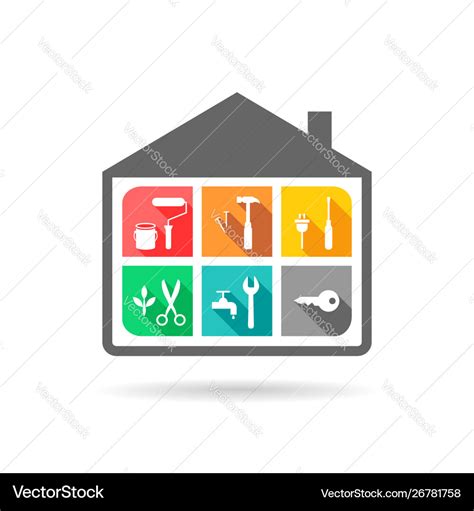 Facilities management concept Royalty Free Vector Image