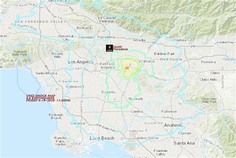 EARTHQUAKE Magnitude 4.6 | 11:38pm Friday | The South Pasadenan | South ...