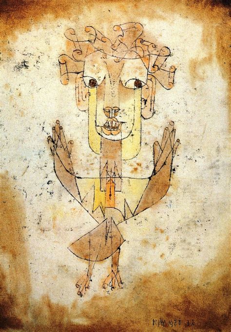 Paul Klee - Angelus Novus (1920) | Paul klee, Paul klee art, Paul klee paintings