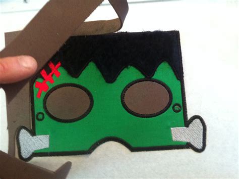 Tutorial In the Hoop Frankenstein Mask – Daily Embroidery