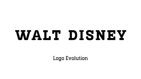 Logo History - Walt Disney Logo Evolution - YouTube