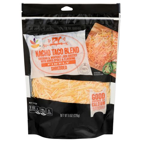 Save on Giant Nacho Taco Cheese Blend Finely Shredded Natural Order Online Delivery | Giant