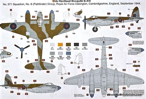 Airfix Mossie Scheme 1 | Model Paint Solutions