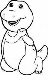 Barney The Dinosaur Coloring Pages sketch template