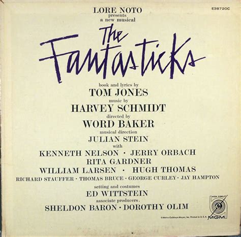 Various – The Fantasticks - Original Cast Album | Releases | Discogs