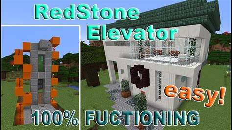 Minecraft Redstone Elevator Tutorial - YouTube