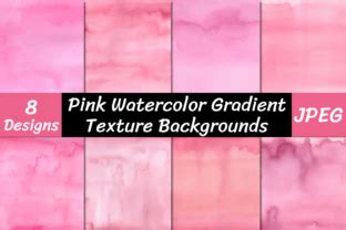 Pink Watercolor Gradient Backgrounds Graphic by VYCstore · Creative Fabrica