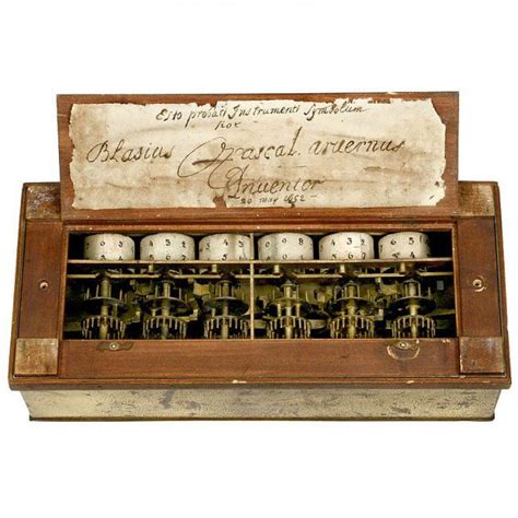 Rare Six-Digit "Pascaline" Calculator by B. Pascal : Lot 12