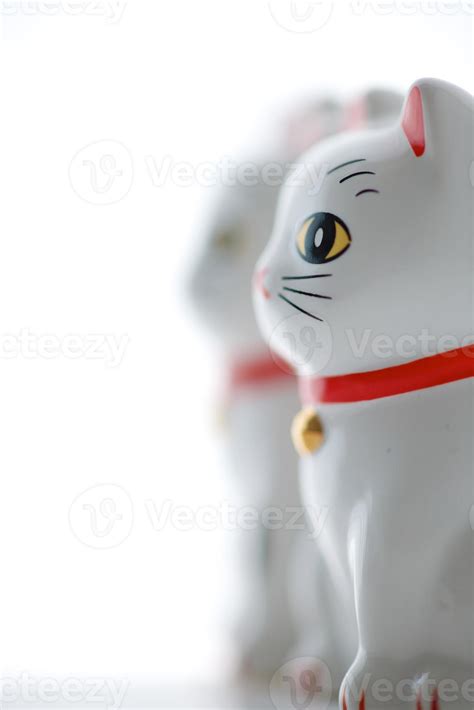 Lucky Cat（Maneki Neko）couple 855803 Stock Photo at Vecteezy