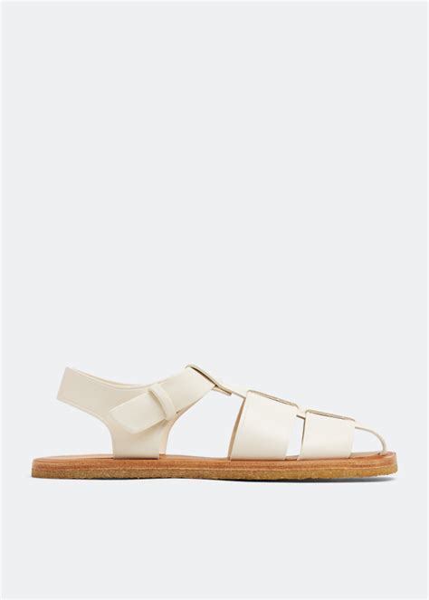 The Row Fisherman sandals for Women - White in UAE | Level Shoes