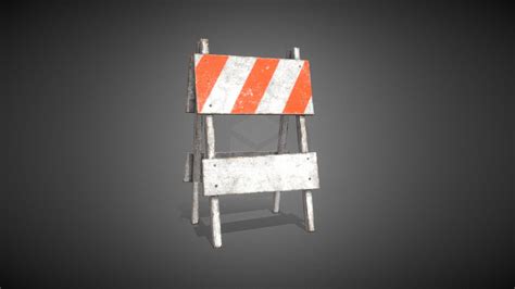 Wooden barricade - Download Free 3D model by BlackMike [4de45fe ...