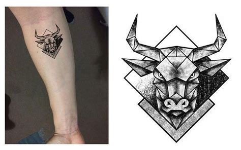 nice Tattoo Trends - Taurus Bull Geometric Dotwork Tattoo Design. Designer: Andrija Protic # ...