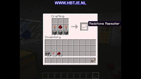 How To Build A Redstone Repeater In Minecraft