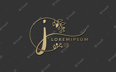 Premium Vector | Handwritten signature monogram letter j calligraphic vector graphic design ...