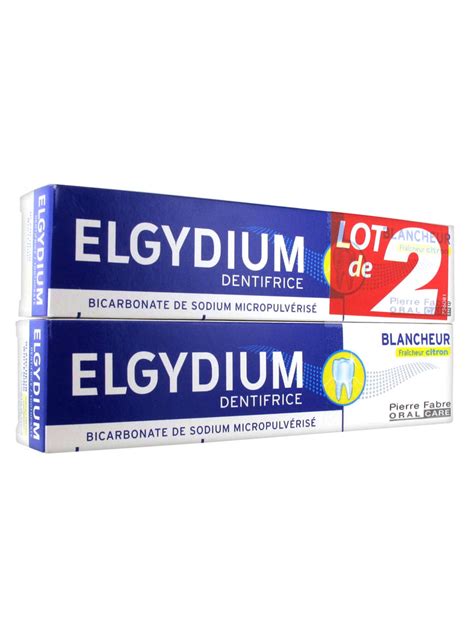 Elgydium Whiteness Toothpaste Lemon 2 x 75ml | Buy at Low Price Here