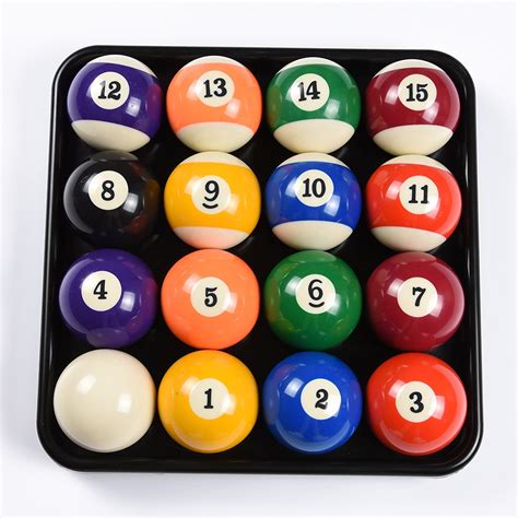 Billiards Balls With Tray | THE BILLIARDS GUY