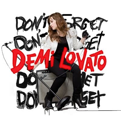 Don't Forget [Fanmade Album Cover] - Don't Forget (Demi Lovato album ...