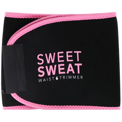 Sports Research Sweet Sweat Waist Trimmer, Medium, Black & Pink, 1 Belt ...