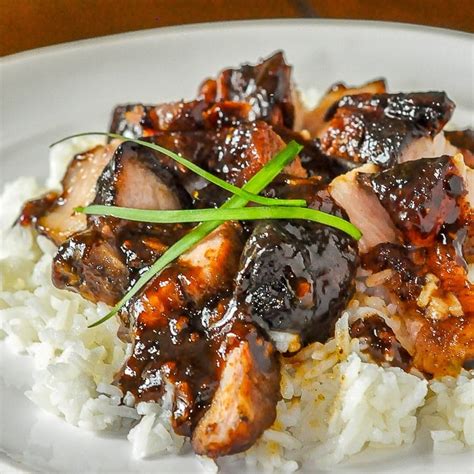 Asian Glazed Pork Belly. Slow cooked to tender, silky perfection.