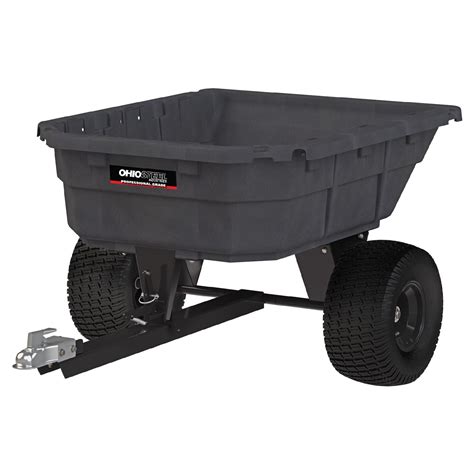 Ohio Steel 12.5 Cu. Ft. Poly ATV Dump Cart - Lawn & Garden - Tractor Attachments - Carts