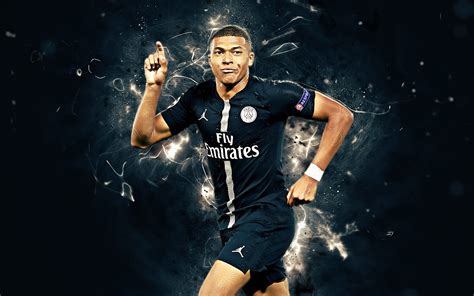 Download Paris Saint-Germain F.C French Soccer Kylian Mbappé Sports HD ...