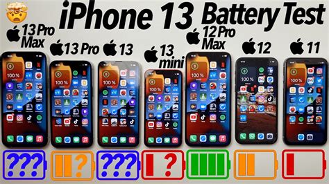 iPhone 13 ULTIMATE iPhone Battery Test! - YouTube