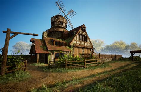 ArtStation - The Medieval Windmill - Module 5