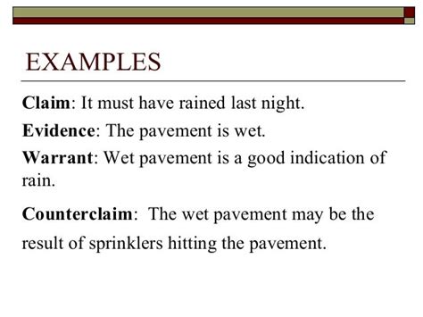 Examples Of Claim And Counterclaim