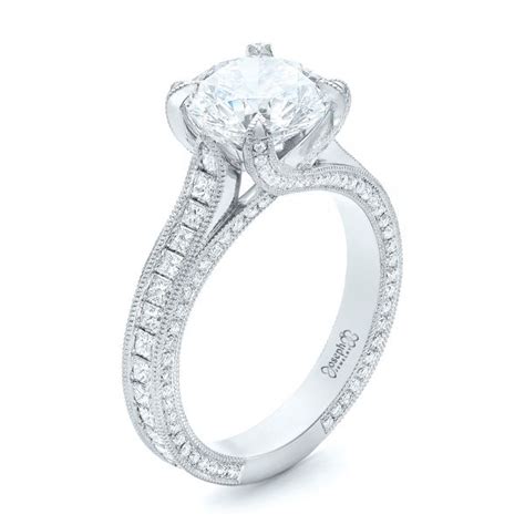 Custom Diamond Engagement Ring #103013 - Seattle Bellevue | Joseph Jewelry