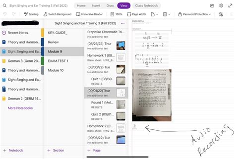 For anyone curious about how a music student uses OneNote, here’s my notes: : r/OneNote