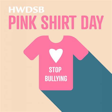 Pink Shirt Day – February 22, 2023 | Hamilton-Wentworth District School Board