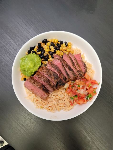 Steak Burrito Bowl - Amplified Meal Prep