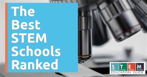 The Twelve Best STEM Schools Ranked - STEM Education Guide