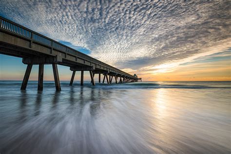 Deerfield Beach Pier Photography | Sunrise Seascape Print Deerfield ...