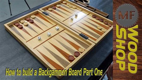 How to build a Backgammon Board Part 1 Veneer Work - YouTube