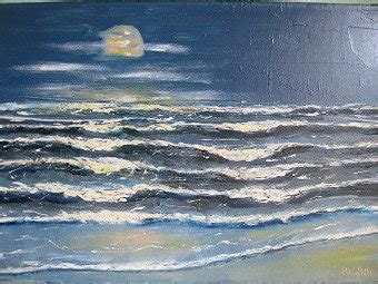 Painting "Night Sea" | Artist Dmytro Chashyn | Jose Art Gallery