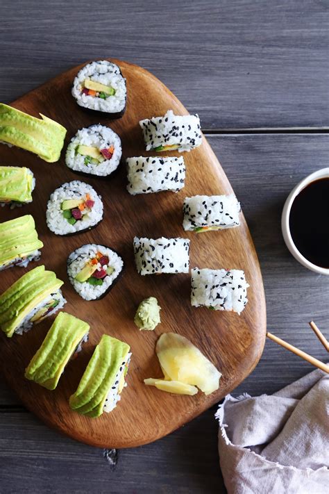 Homemade Veggie Sushi - Wife Mama Foodie