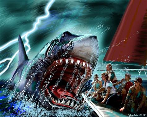 Pin by Chris Bailey on Jaws movies | Horror pictures, Jaws film, Shark art