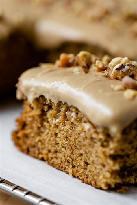 Applesauce Cake with Caramel Frosting - Wyse Guide