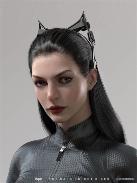 Catwmoman(Anne Hathaway) | Catwoman, 3d character, 3d portrait