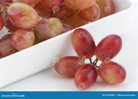 Red Seedless Grapes stock image. Image of delicious, isolate - 62295801