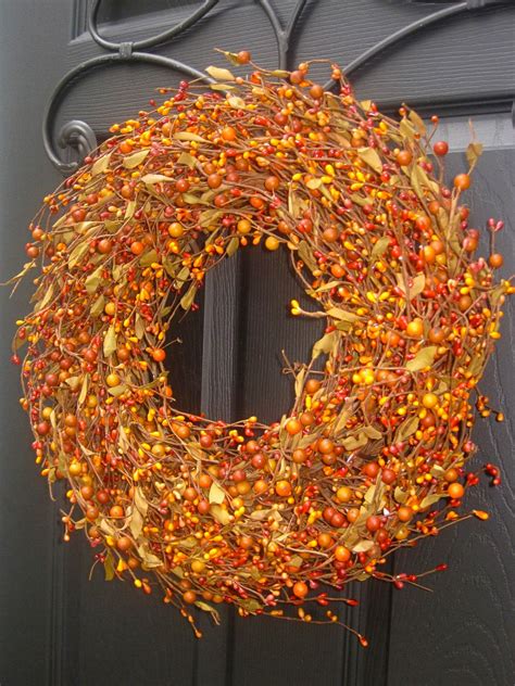 Fall Wreath Berry Wreath Autumn Wreath by EverBloomingOriginal, $50.00 ...