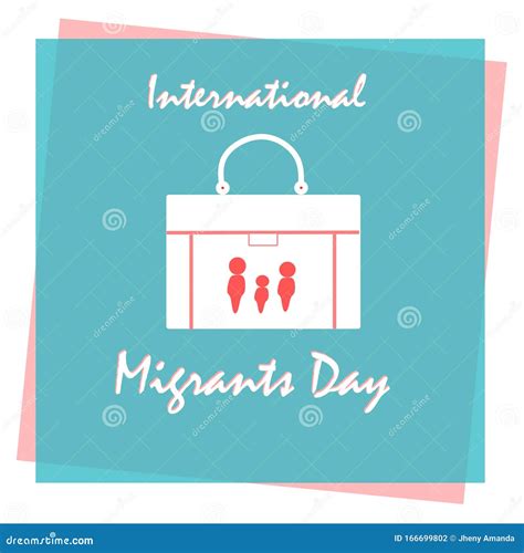 International Migrants Day, Poster, Quotes, Vector Template. Vector ...