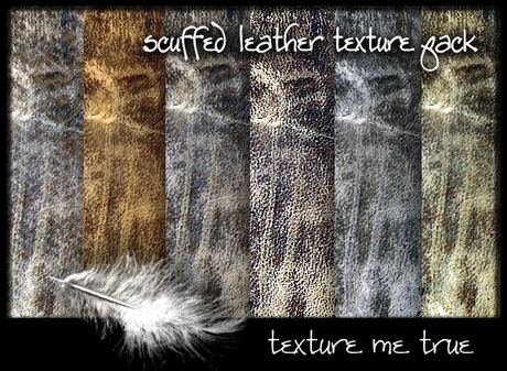 Second Life Marketplace - scuffed leather texture pack