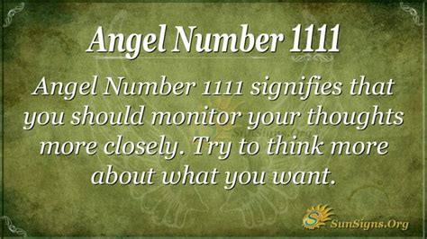 Angel Number 1111 Meaning - Good Or Bad? Find Out - SunSigns.Org