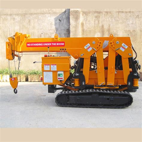 12t Offroad Rough Terrain Crawler Crane for Construction Site - China Mini Spider Crane and ...