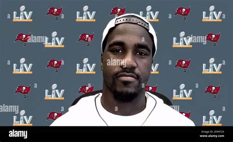 Tampa Bay Buccaneers #54 inside linebacker Lavonte David speaks during ...