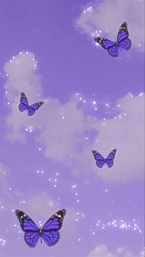 Share 91+ purple butterfly wallpaper aesthetic super hot - in.coedo.com.vn