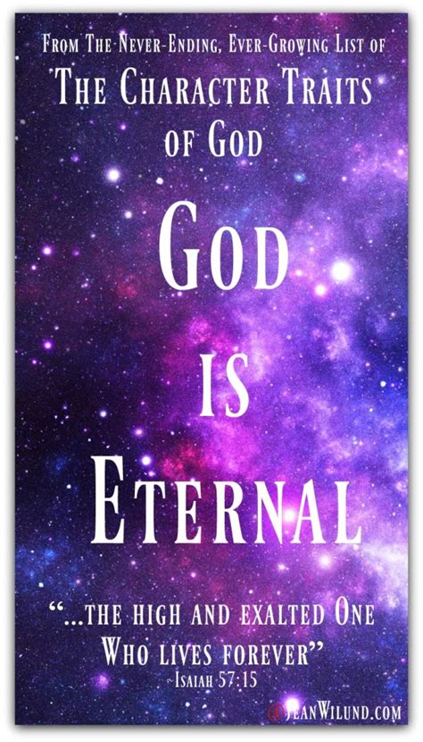 God is Eternal - Jean Wilund, Christian Writer/Speaker/Bible Teacher