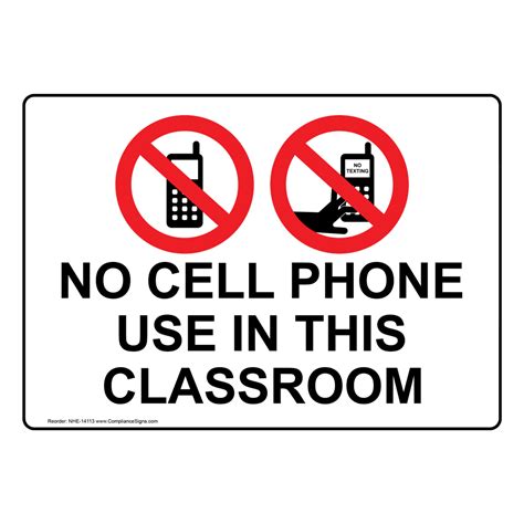 Printable No Cell Phone Sign